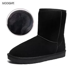 In 2022, China's Highest Quality Men's Snow Boots, Real Cowhide, Brand Leatrher Classic Men's Shoes, Free Delivery