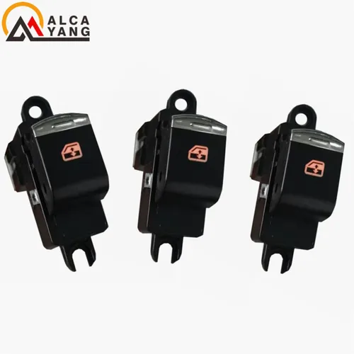 Imagen 1 del producto Para todos los lados del pasajero ventana eléctrica del coche interruptor cromado de 6 pines 25411-JD000 para Nissan Qashqai J10 JJ10 2007 2008 2009 2010-2015 SUV