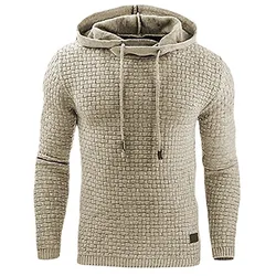 2025 New Hoodies Men Brand Male Plaid Hooded Sweatshirt Mens Hoodie Tracksuit Sweat Coat Casual Sportswear M-4XL Drop Shipping