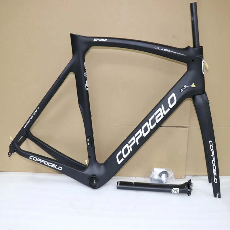 High Quality Prime Carbon Road Bike Frame Bicycle Frameset:Carbon Frame+Fork+Seatpost+Clamp+Headset