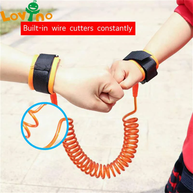 Toddler Baby Kids Safety Harness Cut Continuously Child Leash Anti Lost Wrist Link Traction Rope  New Hot