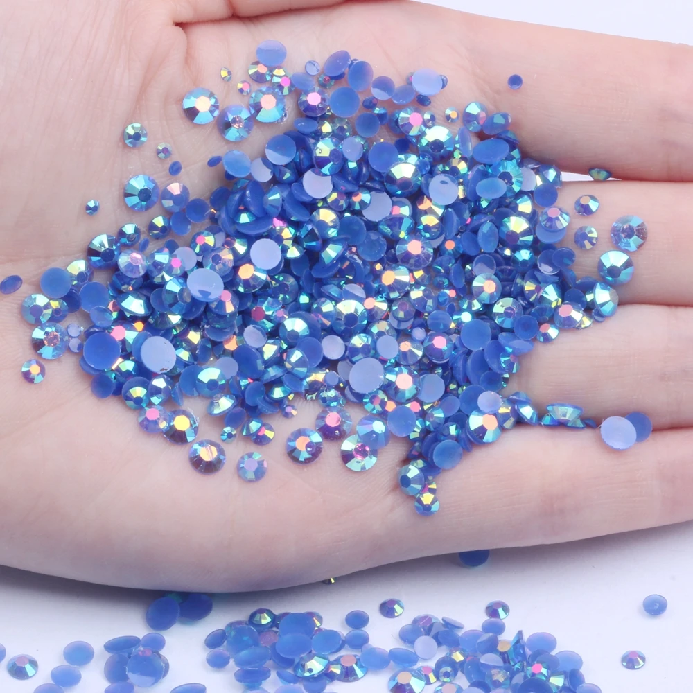 Rhinestones resin 1000pcs 4mm Resin Rhinestones Flatback Round Glue On Non Hotfix Stones Appliques For Craft DIY Nail Art