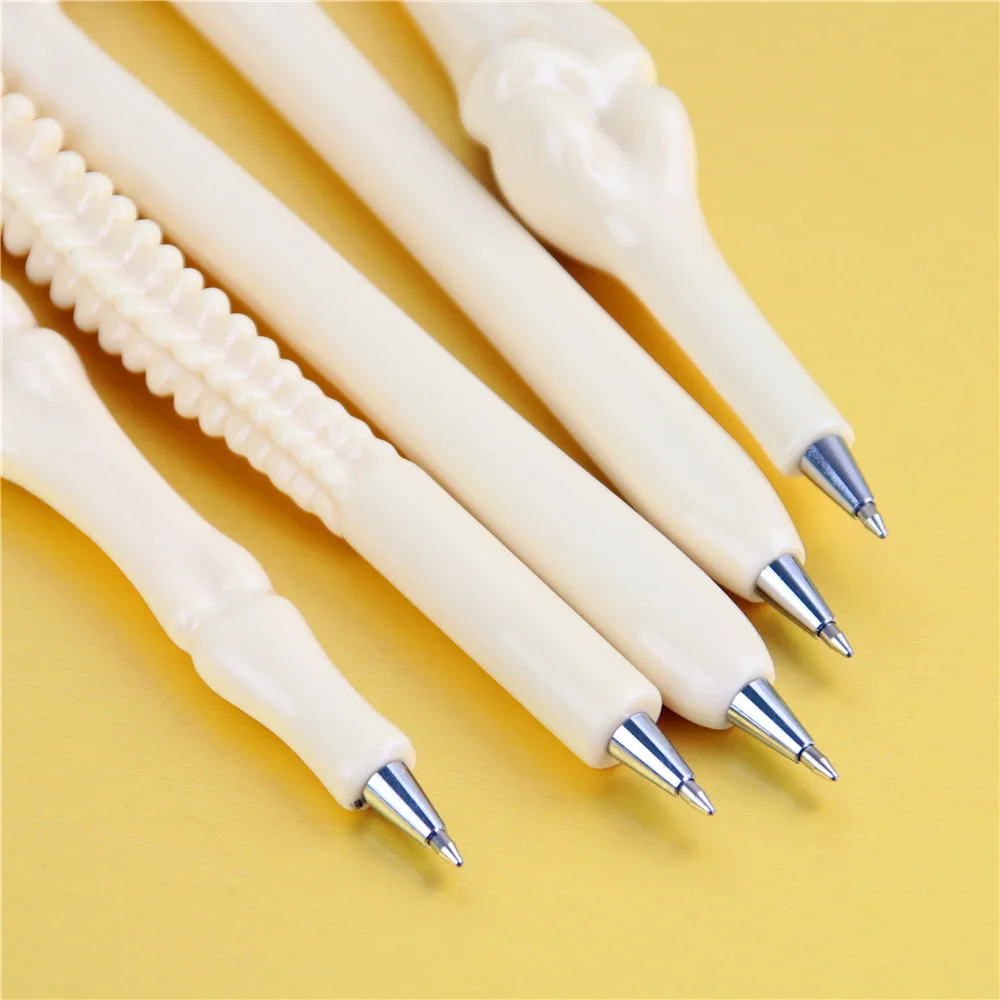 0.7 Refill Student Creative Ballpoint Pen Human Bones Ballpen School Supplies Office Supplies Home Decoration Kids Gift Reward