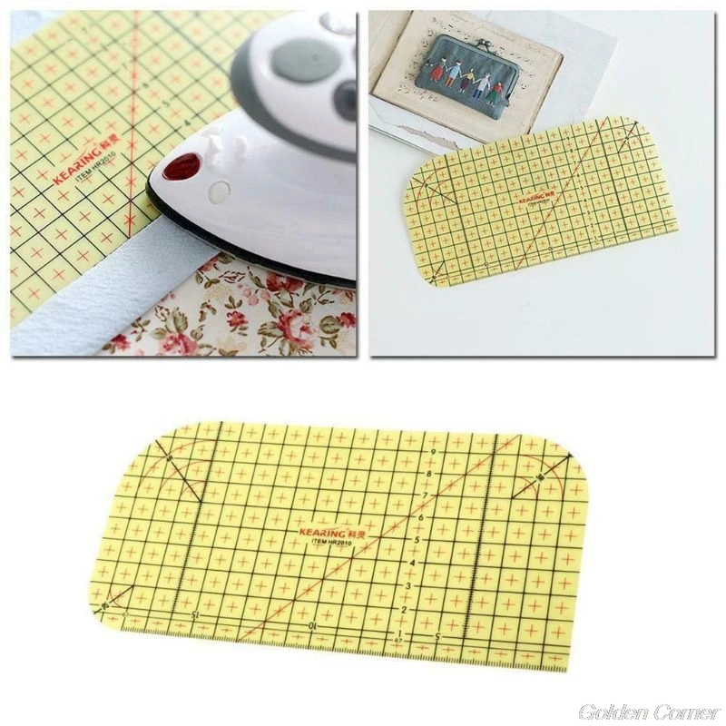 Ironing Ruler Measuring Tool Hot Patchwork Tailor Craft Cloth Cutting Rulers DIY Sewing Tools D07 20 Dropshipping