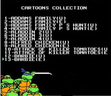 

THE AFTERNOON CARTOONS COLLECTION 117 in 1 Game Cartridge for NES Console