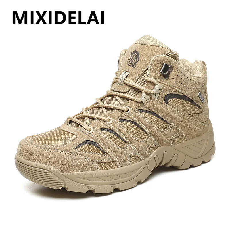 Nowe buty męskie modne buty outdoorowe oddychające buty turystyczne buty jesienne trampki lekkie antypoślizgowe męskie botki pustynne