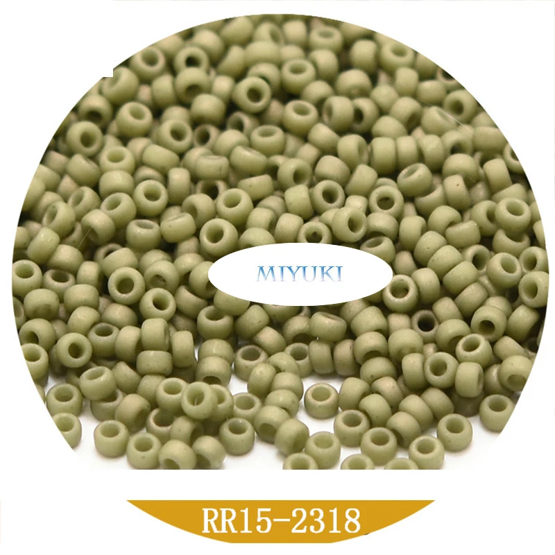Japan Miyuki Imported Glass Seed Beads 1.5mm Matte Series Rr15/0 Round Beads 5G