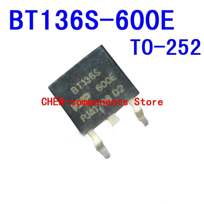 10 шт. BT136S-600E-252 SMD Triac