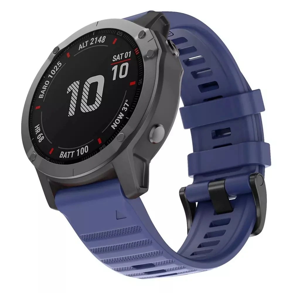 Silikon Uhr Band Für Garmin Fenix 5X/5/6X Pro/6/935/945/MK1/3 HR Armband Ersatz Handgelenk Strap Metall Schnalle 22/26MM band