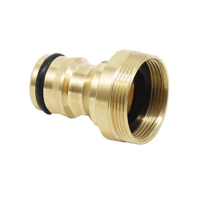 Silver Female 22 To M24 Male Quick Connector Brass Nipple Faucet Adapter Garden Tap Adapter 1Pcs