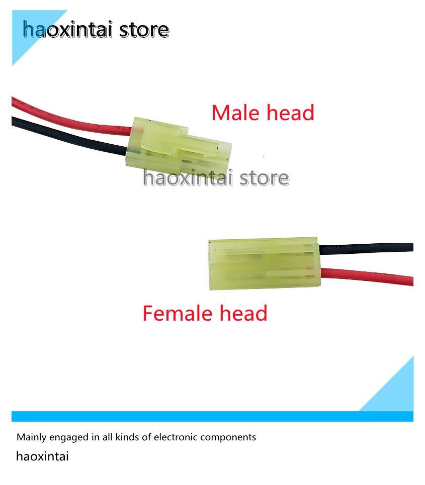 10PCS Small EL terminal line connector Odamiya 4.5MM pitch pair plug-in line 2P male and female air docking terminal line 210MM