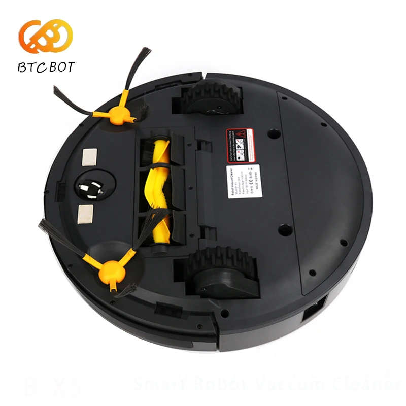 Robot aspirateur intelligent, balayeuse de nettoyage intelligente, planification d'itinéraire, contrôle via application Tuya, compatible Alexa et Google