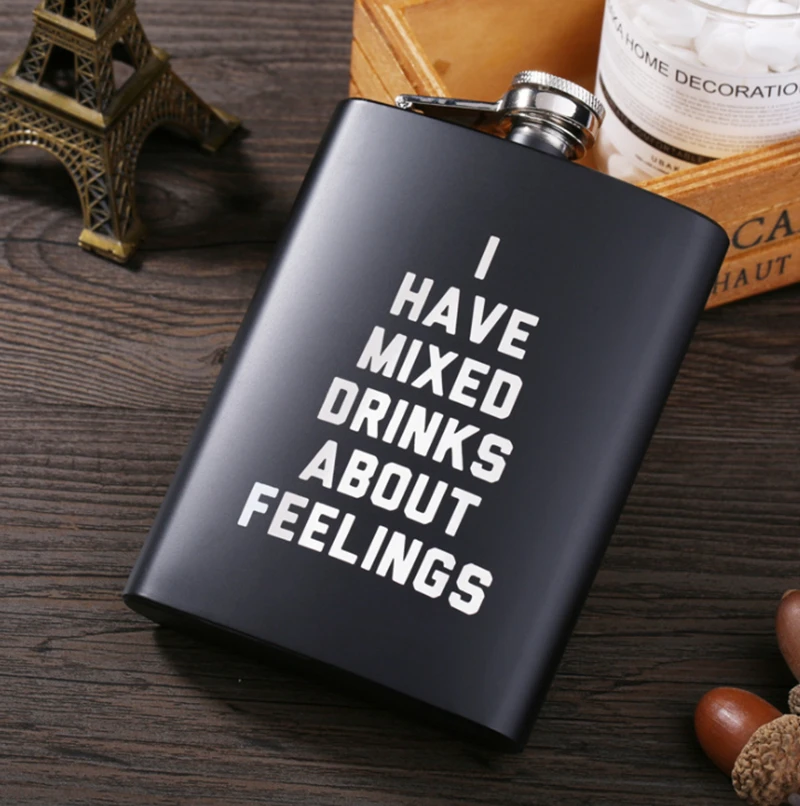 20 Pcs 8oz Hip Flasks Black Matte Flask Stainless Steel Whisky Alcohol Drinkware Bottles Outdoor Flagon with Funnel