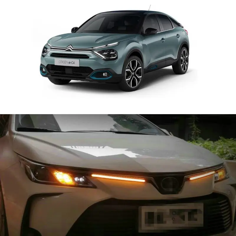 LED Daytime Running Light DRL Turn Signal Lamp For citroen c4 c5 c3 C1 C2 C6 C8 BERLINGO C-CROSSER C-ELYSEE SAXO SYNERGIE XANTIA