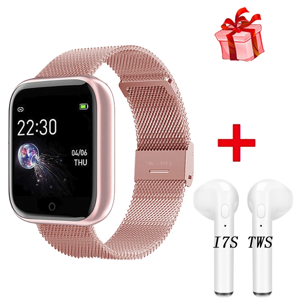 Reloj inteligente I5 PK P70 P68 para hombre y mujer, accesorio de pulsera resistente al agua con Bluetooth, control del ritmo cardíaco y seguimiento