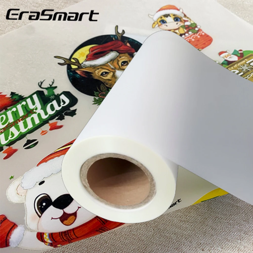 60cm 100m Roll Pet Film Tshirt Heat Press Transfer Film For DTF Printer