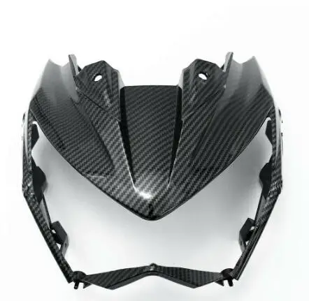 Motorcycle ABS Injection Fairing For Upper Front Head Fairing Cowl Nose Cowl For Z800 Z 800 2013 2014 2015 2016 Carbon Surface