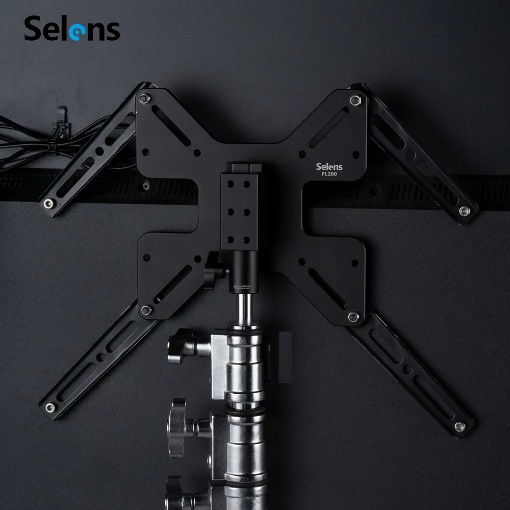 Selens TV Mount  Bracket Stand Attachment and Wall Mount Removable VESA 200x200CM Plate for Monitor  TV Screen Photo Studio