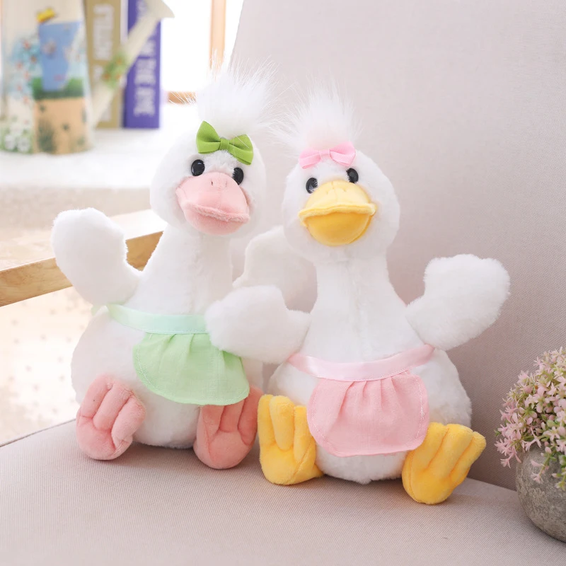 

20cm Cute White Mini Swan/Duck Plush Toys Stuffed Wildlife Animal Bird Dolls Baby Pillow Birthday Valentine's Day Gifts For Girl