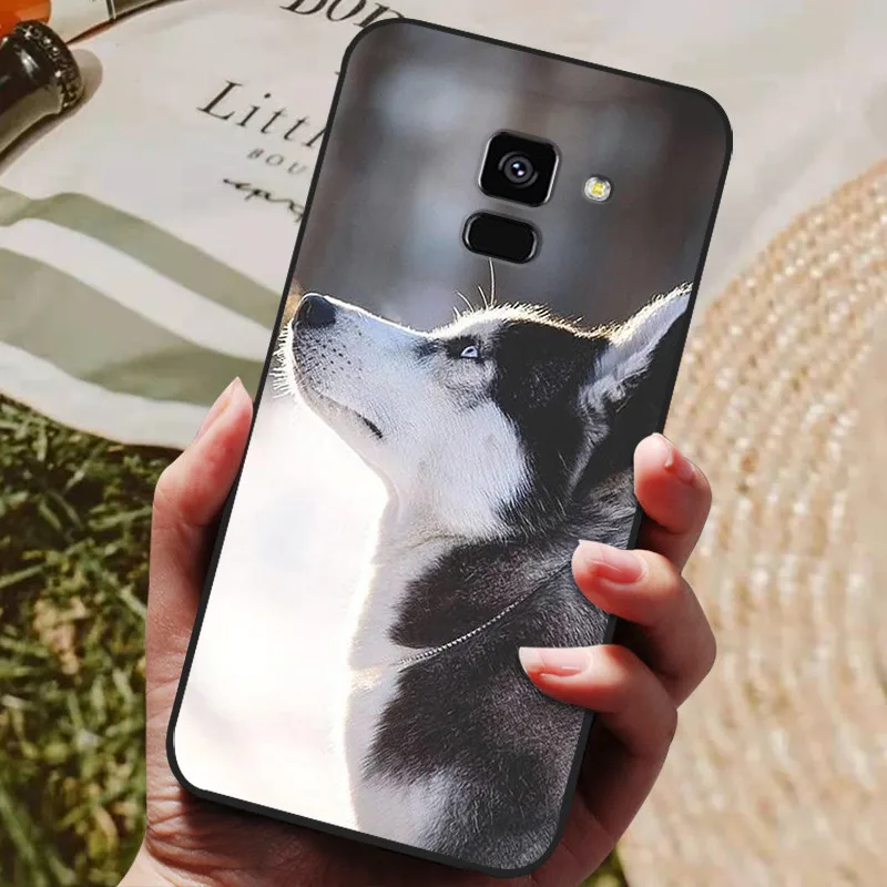 For Samsung Galaxy A8 2018 A530 A530F Case Silicon Soft TPU Phone Cover For Samsung A8 Plus 2018 A730 A730F Case Black Coques