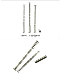 50pcs Snap-off Cuttable Lock Knob Handle Furniture M4*60/80/100MM Screw Anti-theft