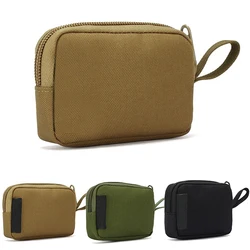 Tático mini carteira saco de cartão pequeno bolso chave bolsa saco de dinheiro dos homens à prova dwaterproof água portátil edc bolsa caça ao ar livre saco da cintura náilon