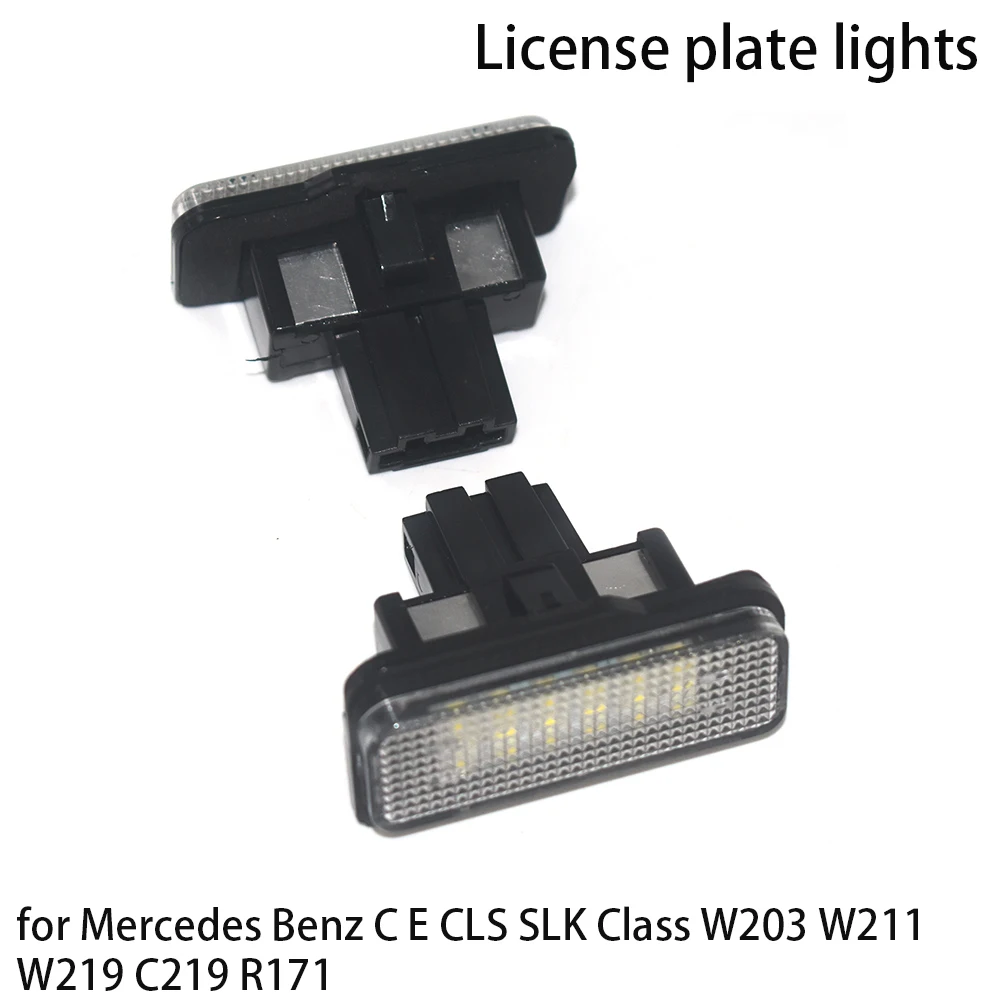 Car Number License Plate Light Lamp LED Lights for Mercedes Benz C E CLS SLK Class W203 W211 W219 C219 R171