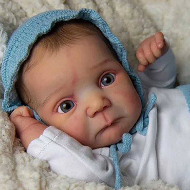 20 cali Reborn Doll Ducklin realistyczne miękkie prawdziwy dotyk świeży kolor niedokończone lalki części z ciała i oczu lalki zabawki