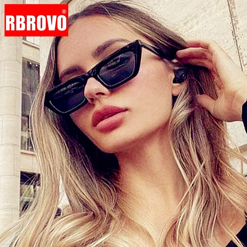 

RBROVO Small Cat Eye Sunglasses Women Vintage Glasses For Women/Men Luxury Brand Eyewear Women Retro Cateye Gafas De Sol Mujer