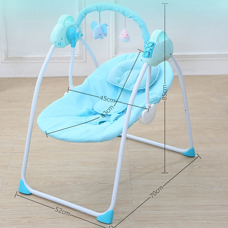 Baby Rocking Chairs Smart Swing Chairs Bluetooth Electric Cradle Bed With Music Recliner Newborn Shaker 0-24 month