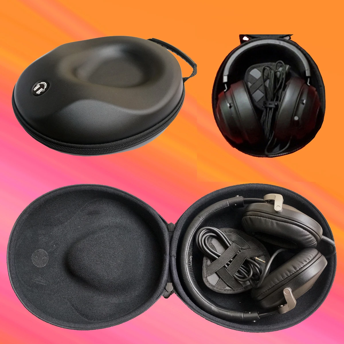 صندوق حمل V-MOTA وحقيبة السفر متوافق مع سماعة Razer BlackShark PRO V2، Kraken 7.1 Chroma، Chimaera 5.1، Opus Headphone