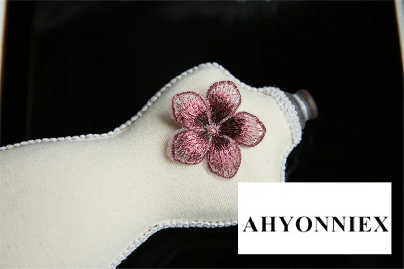 AHYONNIEX 10 stücke Günstige Kleine Blume Patch für Kleidung Nähen auf Applique Kleid Haar Zubehör Schuhe Taschen DIY Dekoration Patches – Detail 8