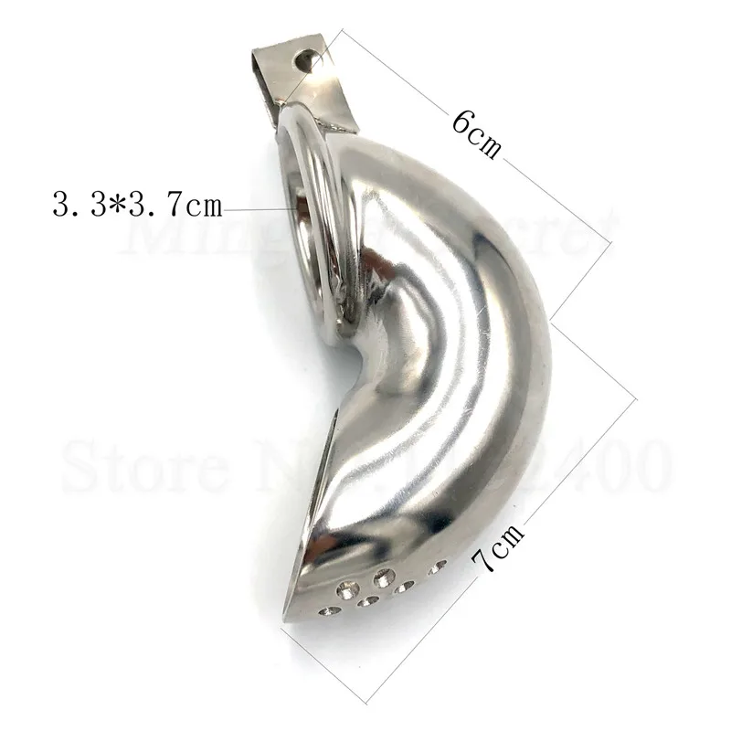 Curving Stainless Steel Male Chastity Device,Penis Sleeve,Penis Rings,Metal Cock Cage,Chastity Lock,BDSM Sex Toys For Men Gay