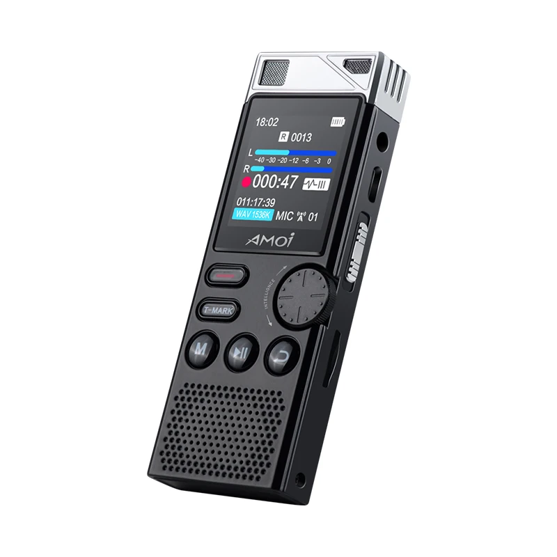 

A80 Digital Voice Recorder Professional Dictaphone HD noise reduction voice activated 128G lossless mp3 player business meeting