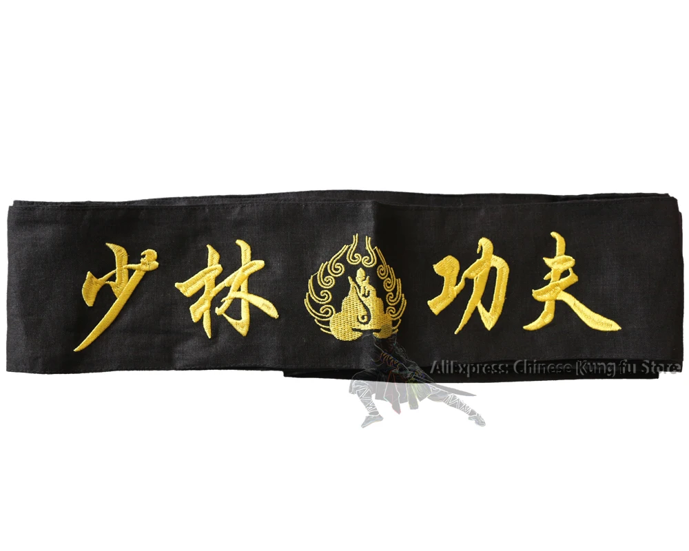 Shaolin Monk Embroidery Kung fu Sashes for Training Performance Uniforms Wushu Martial arts Karate Taekwondo Belts