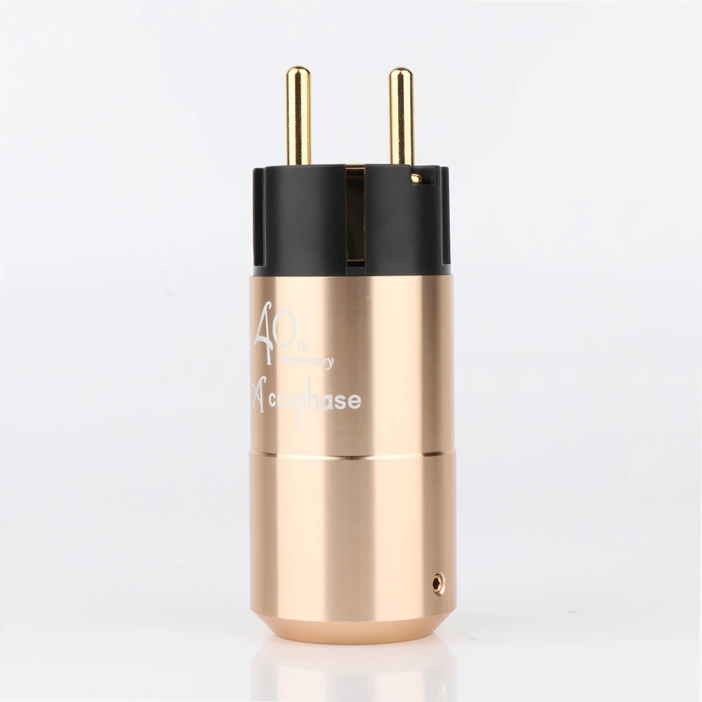 Accuphase 40th EU Schuko Power Plug IEC Connector Amplifier CD DVD Player AC Cord Power Cable Plug DIY Mains