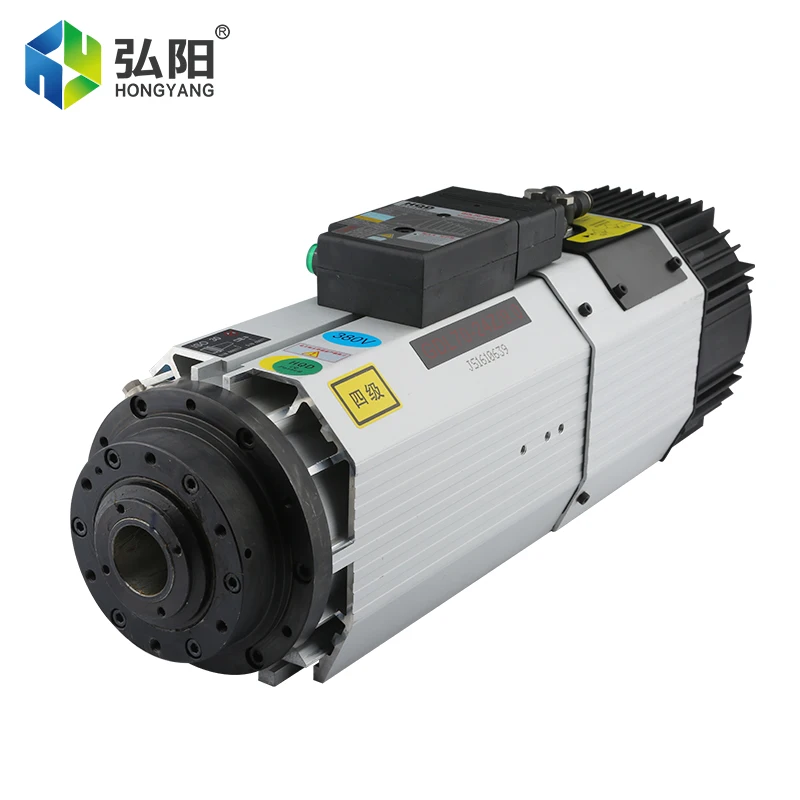 HQD Automatic Tool Change Spindle 9KW 220V 380V ATC Air-Cooled Spindle Motor ISO30 Tool Post For Woodworking Engraving Machine