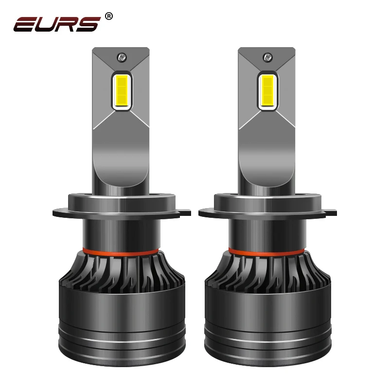 EURS 2PCS 110W H7 mini LED Car Headlight Bulbs Foco H4 H1 LED H11 9005 9006 Auto Headlamp 6000k 9000LM HB3 HB4 Fog Bulbs Car kit