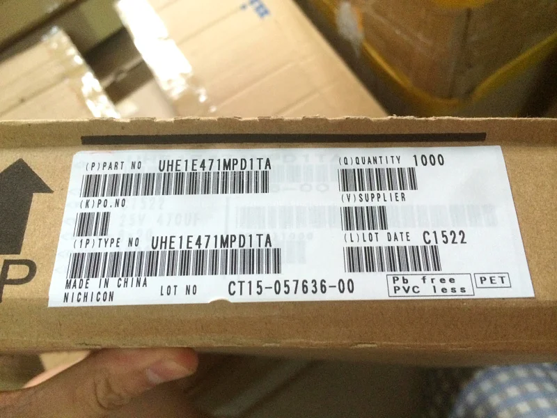 2024 NEW 10pcs 470uF 25V Japan NICHICON HE Series 8x20mm High Ripple Current Impedance 25V470uF Aluminum Electrolytic Capacitor