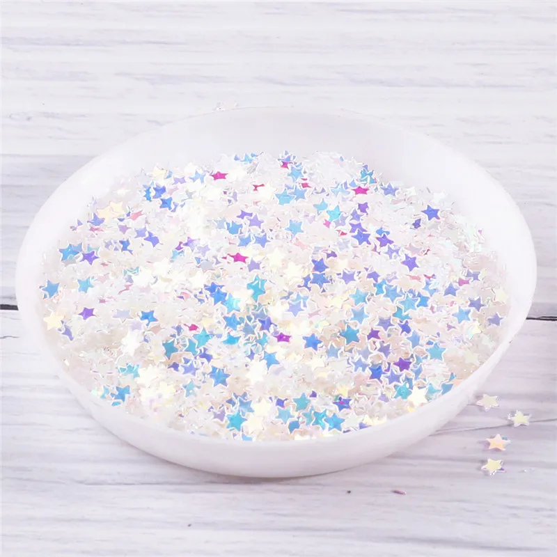 10 g/pacco 3 millimetri Star Del Chiodo Paillettes DELL'ANIMALE DOMESTICO di Cristallo Paillettes Paillettes Mestiere per le Unghie Manicure di Arte, wedding Decro coriandoli, Accessori FAI DA TE