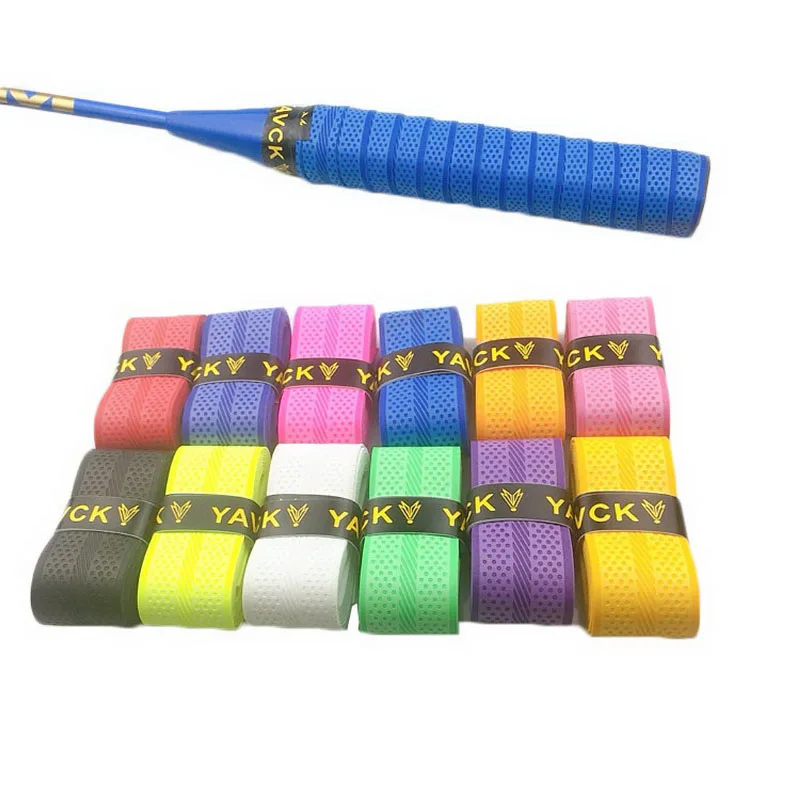 10Pcs Anti-slip Badminton Grips Tapes Tennis Overgrips Sweatbands Winding For Fishing Rod Racket Bicycle Handle Over Grip Bands