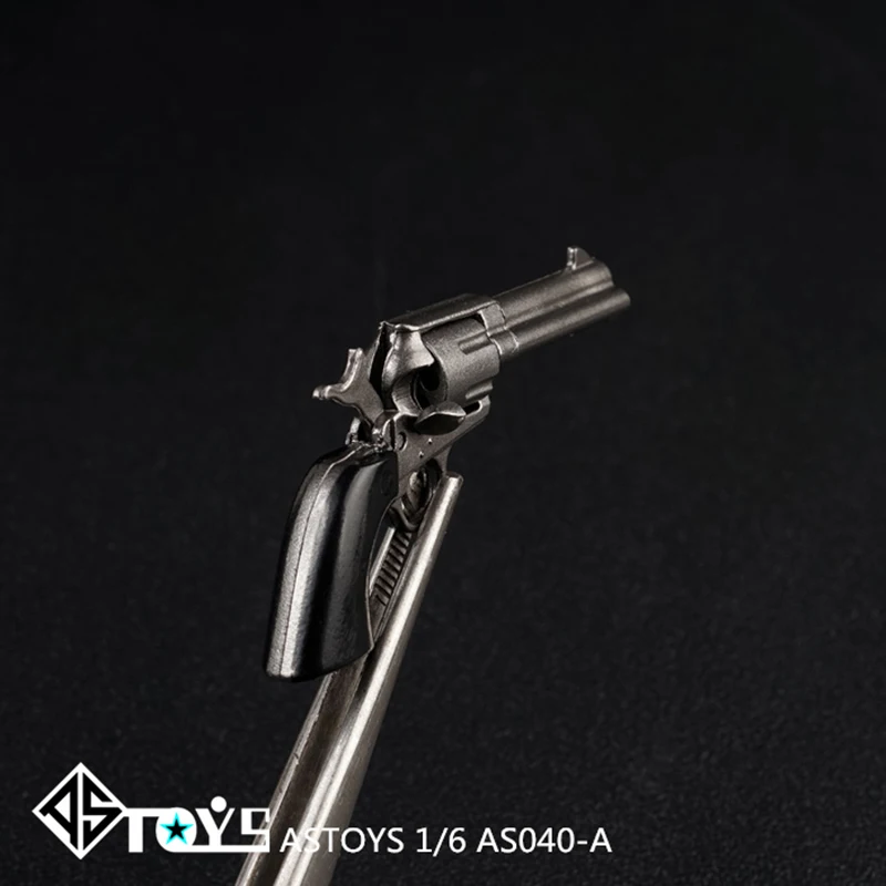 1/6 accessorio Solider AS040 Colt Revolver pistola pistola modello di arma colore nero/argento/oro per bambole corpo Action Figure da 12''