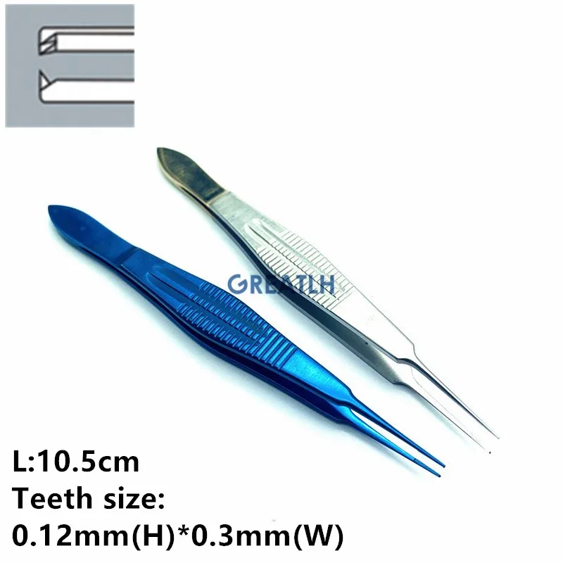 

10.5cm forceps ophthalmic tweezer Tissue Forceps Micro tweezer Ophthalmic surgical instrument