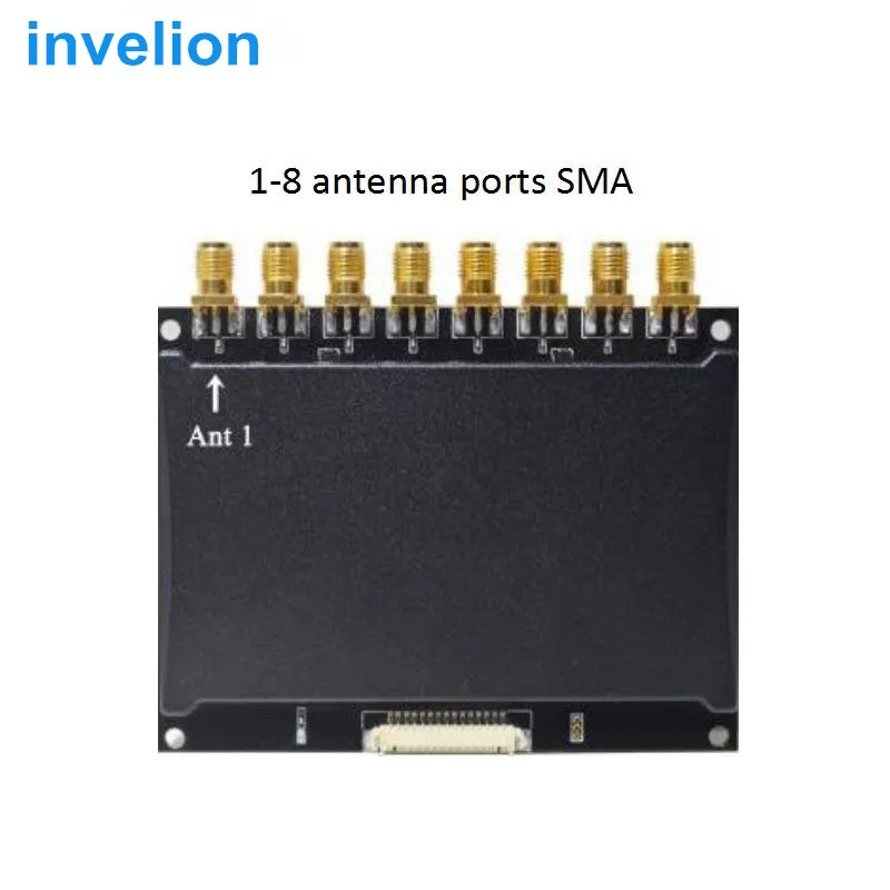 professional uhf supplier 8 ports impinj r2000 uhf rfid reader module Multi-tag reading 1- 500 tags/second with free English SDK