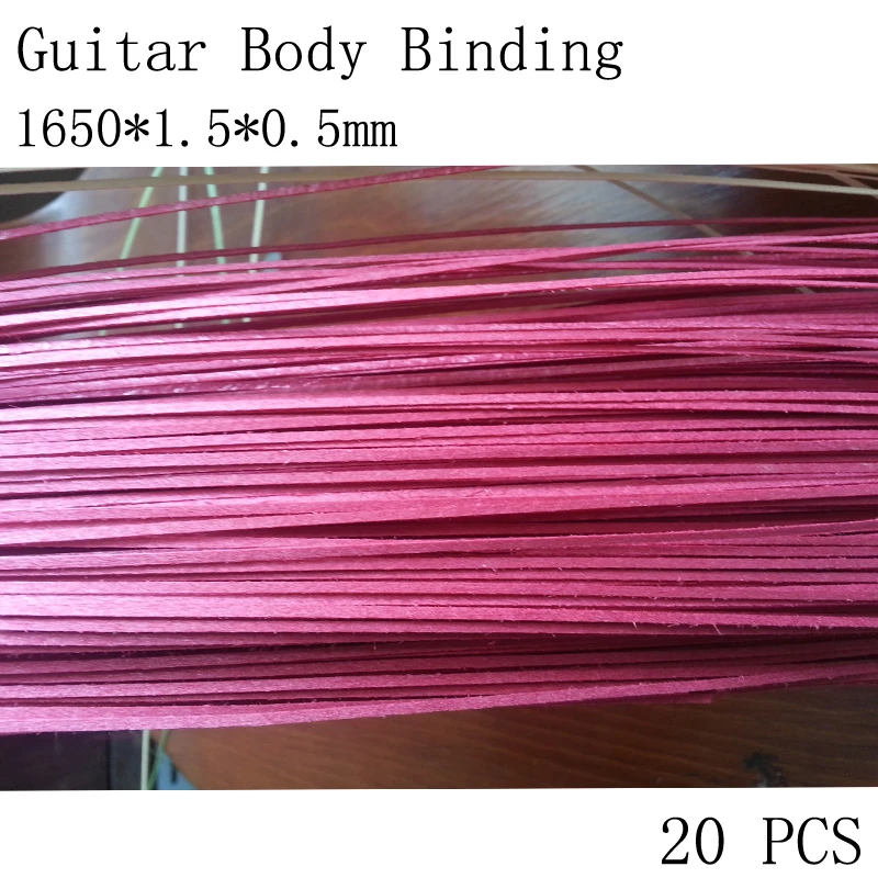 20 Pcs Guitar body Binding  Guitar TOP BOARD Decorative line Solid wood of various colors