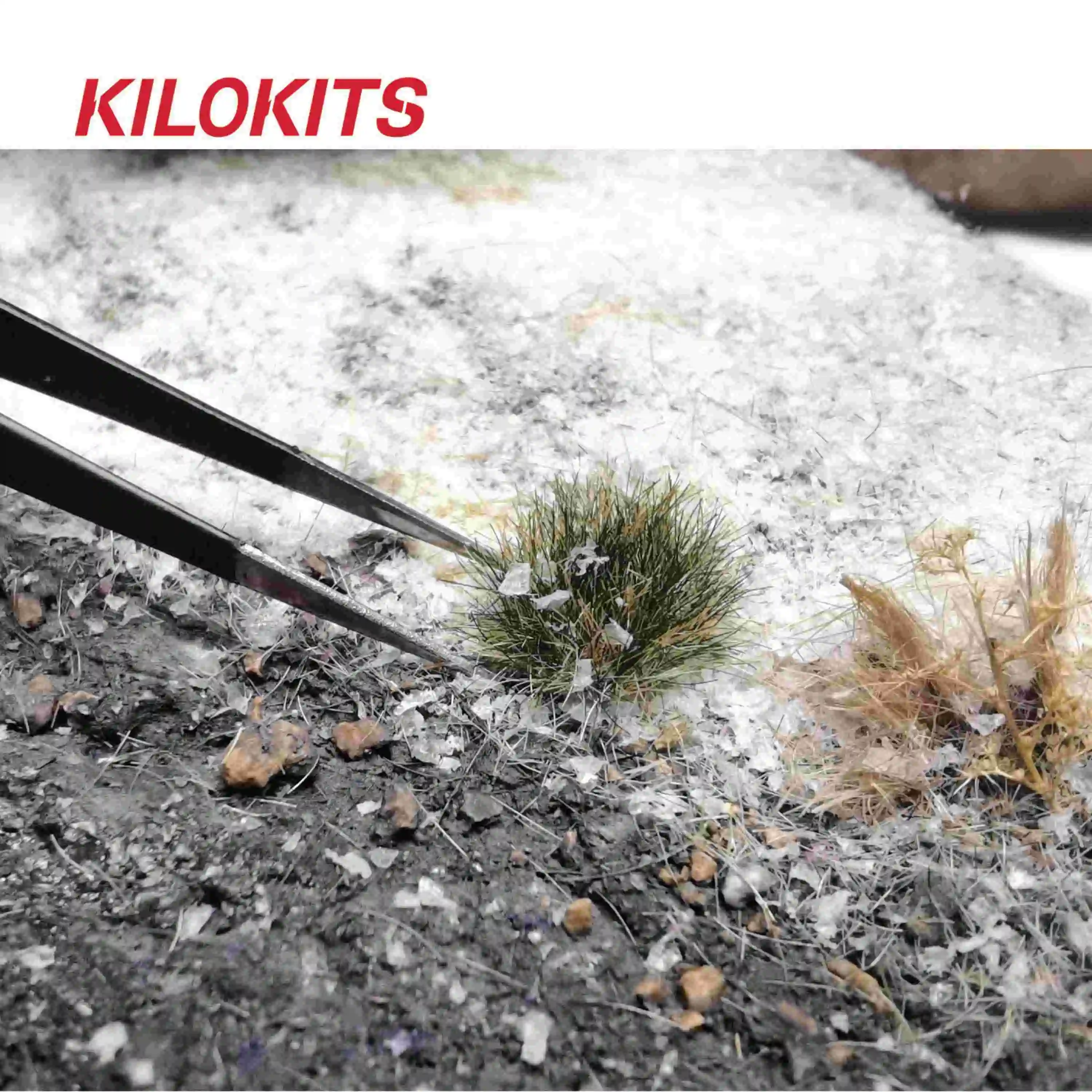 5MM Snowy Static Grass Tufts For Military Model Dioramas Railway Layout Miniature Accessories 1/35 1/72 1/87 1/48 1/160 HO N O O