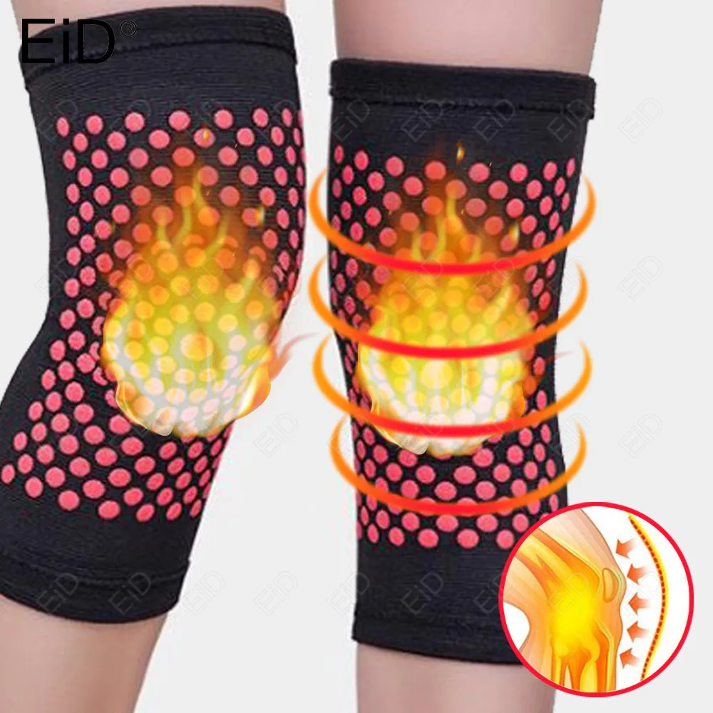 Self Heating Knee pads Support KneePad Knee Brace Warm for Arthritis Pain Relief Injury Recovery Knee Patella Massage Sleeves