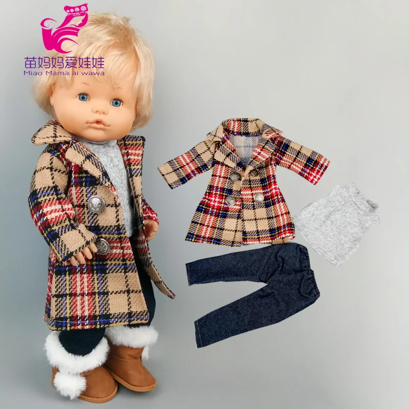 16 Inch Nenuco Búp Bê Áo Thun Quần Jean Ngắn Cho 40Cm Ropa Y Sử Hermanita 38Cm Bé Búp Bê Thời Trang Mùa Hè quần Áo Thường