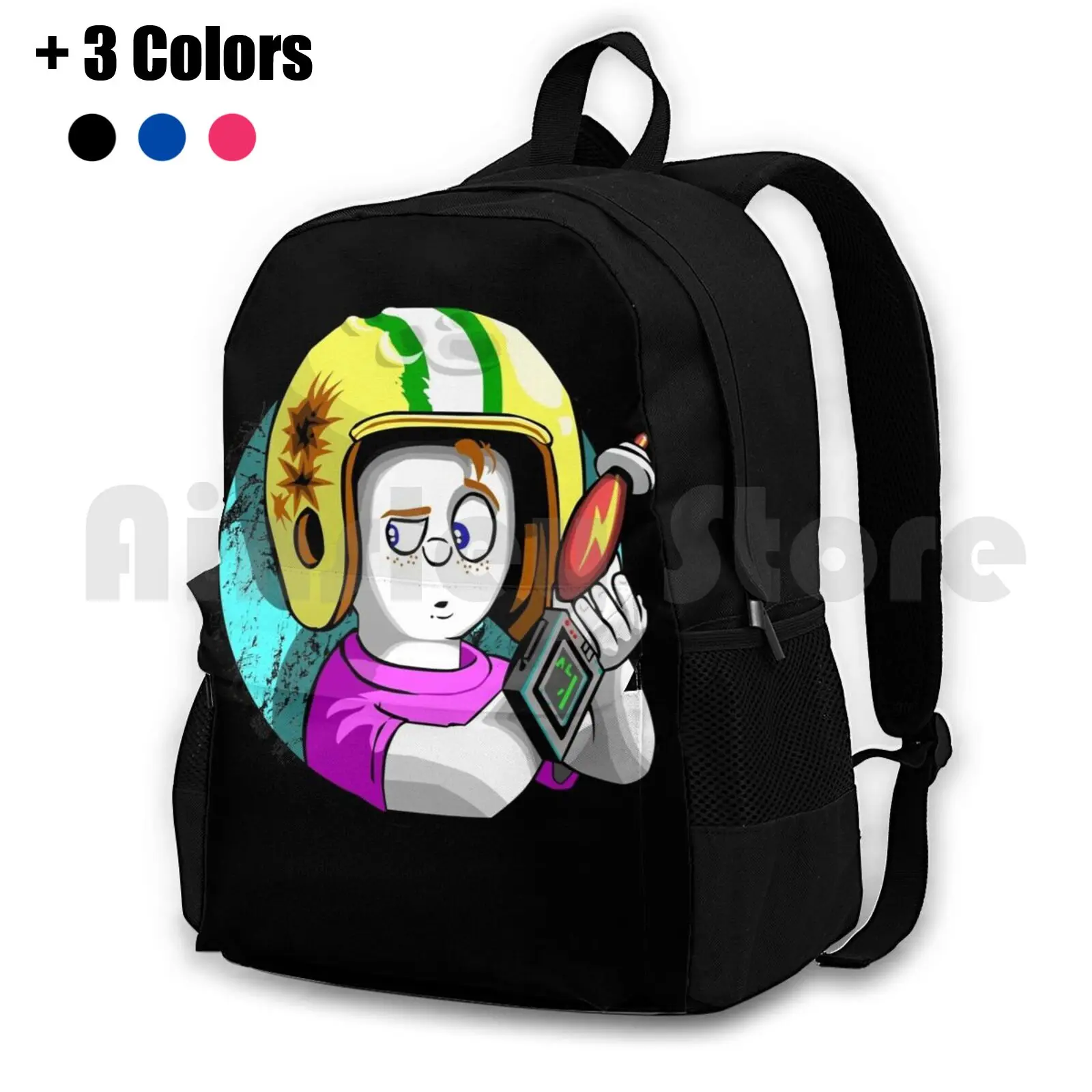 Commander Outdoor Hiking Backpack Riding Climbing Sports Bag Commander Commander Computer Game Game Nostalgia Nostalgic 90s