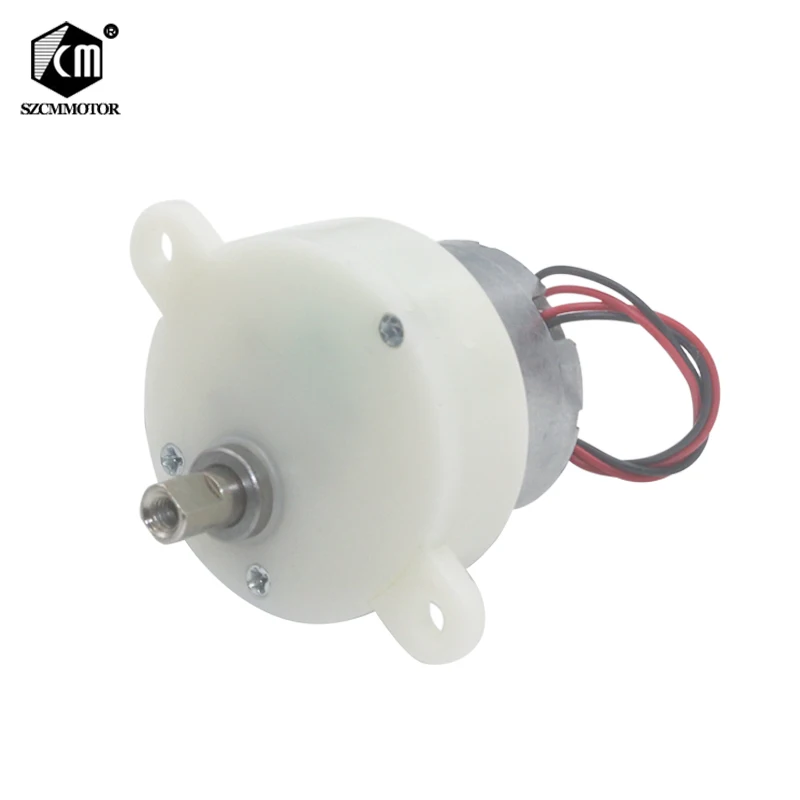 32mm Gearbox 6v Micro Gear Motor Eccentric Low Speed 5RPM 100RPM Plastic Gear Silent Positive and negative Gear Motor Reductor